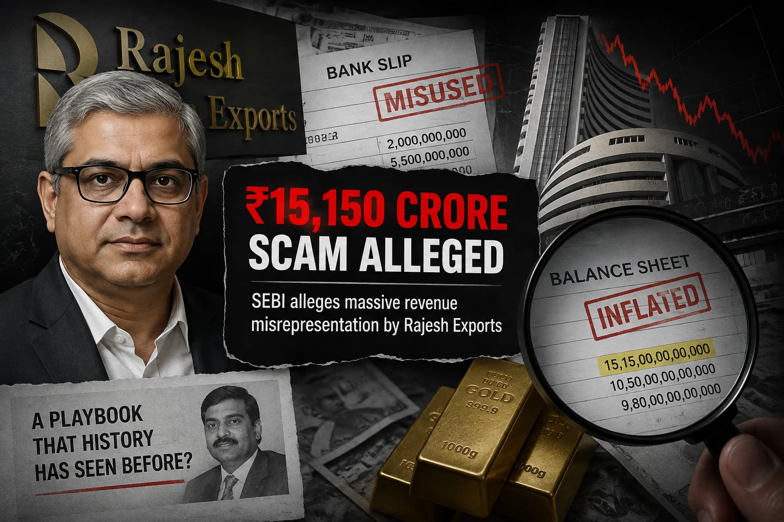 From Bank Slips to Balance Sheets, How the Rajesh Exports Scandal Echoes Harshad Mehta Playbook?