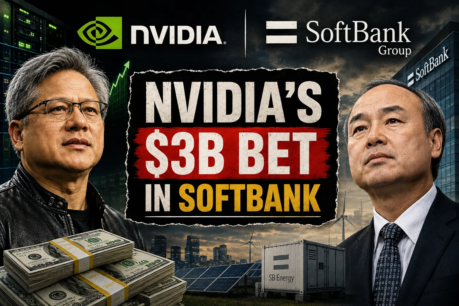 Mega AI Deal Nvidia Planning Huge $3 Billion Investment in SoftBank SB Energy