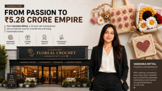 From ₹1,000 to Crores, How Ludhiana Girls  Crochet Brand  Floreal Secured ₹1 Crore on Shark Tank India