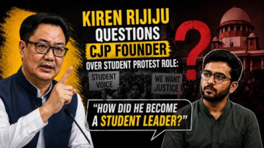 Kiren Rijiju questions CJP founder Over Student Protest Role, How Did He Become A Student Leader?