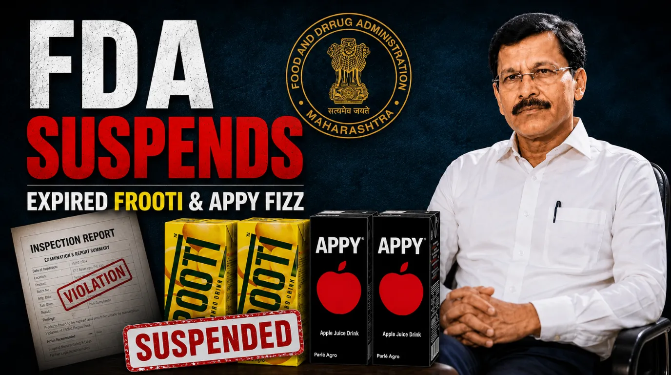 FDA Seals Parle Agro Linked Mumbai Warehouse Over Expired Drinks