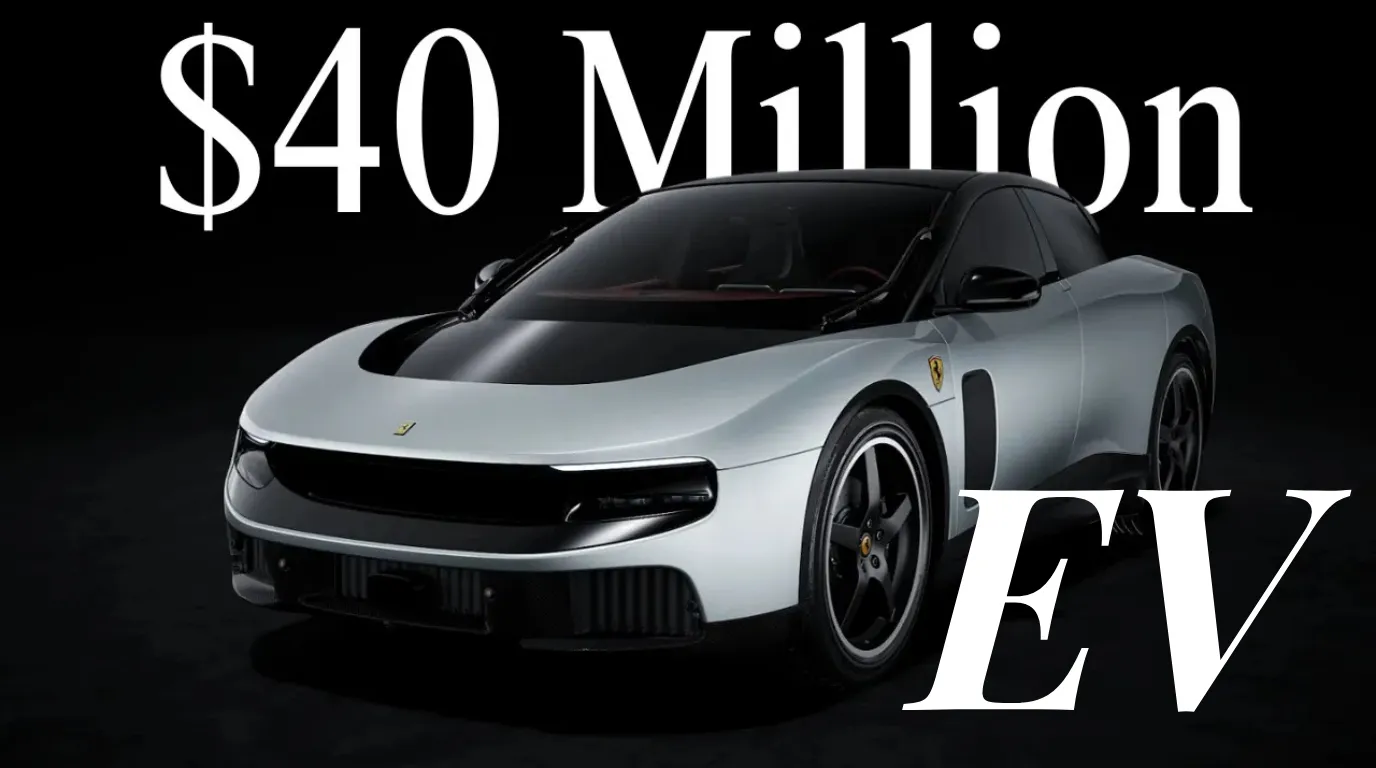 Ferrari First Electric Supercar Sold for Mind Blowing $40 Million