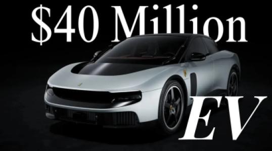 Ferrari First Electric Supercar Sold for Mind Blowing $40 Million