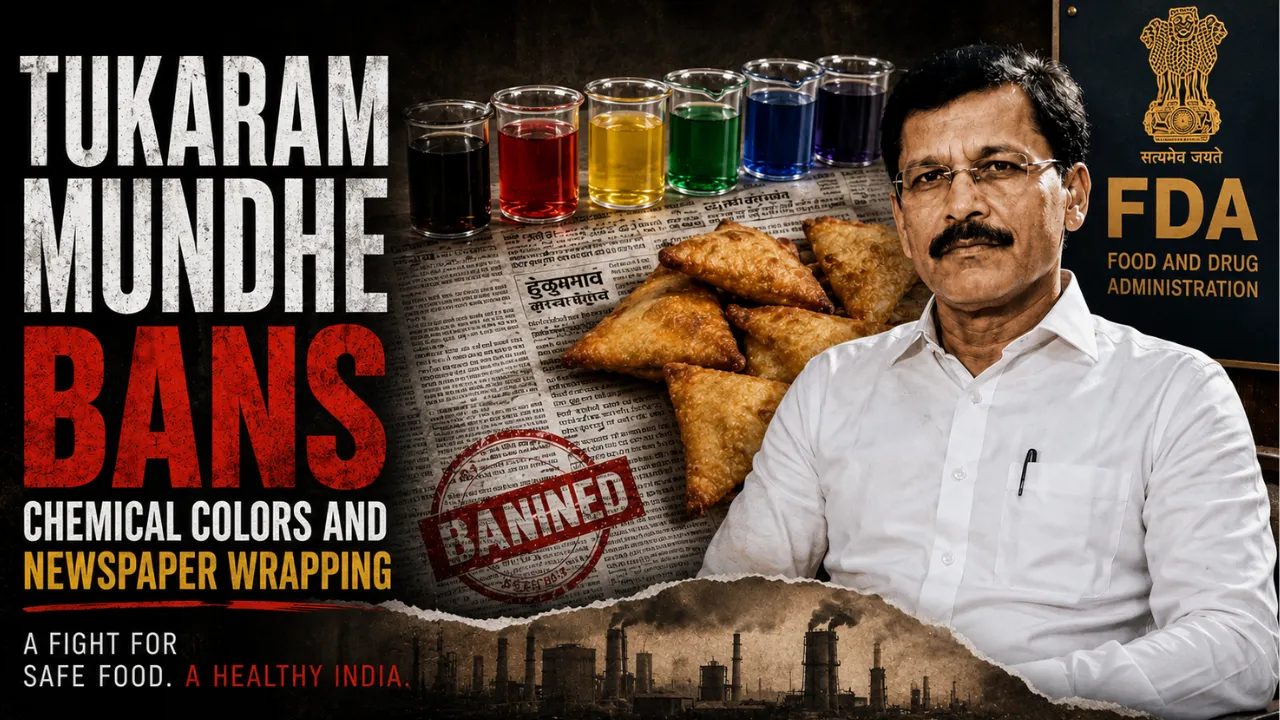Tukaram Mundhe Bans Chemical Colors and Newspaper Wrapping