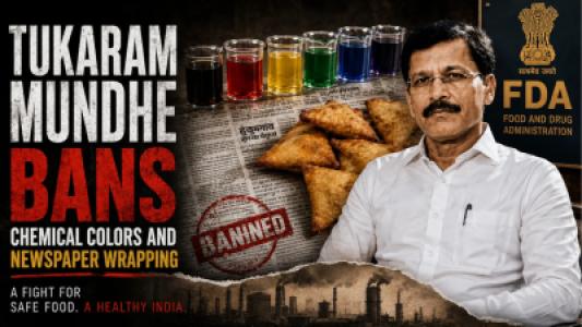 Tukaram Mundhe Bans Chemical Colors and Newspaper Wrapping