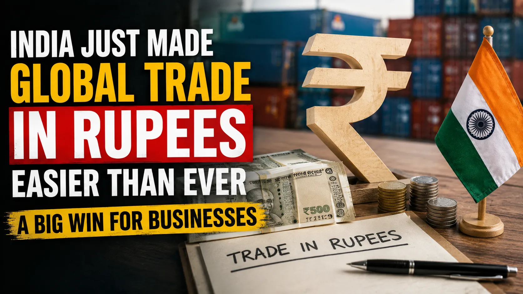 India Just Made Global Trade in Rupees Easier Than Ever A Big Win for Businesses