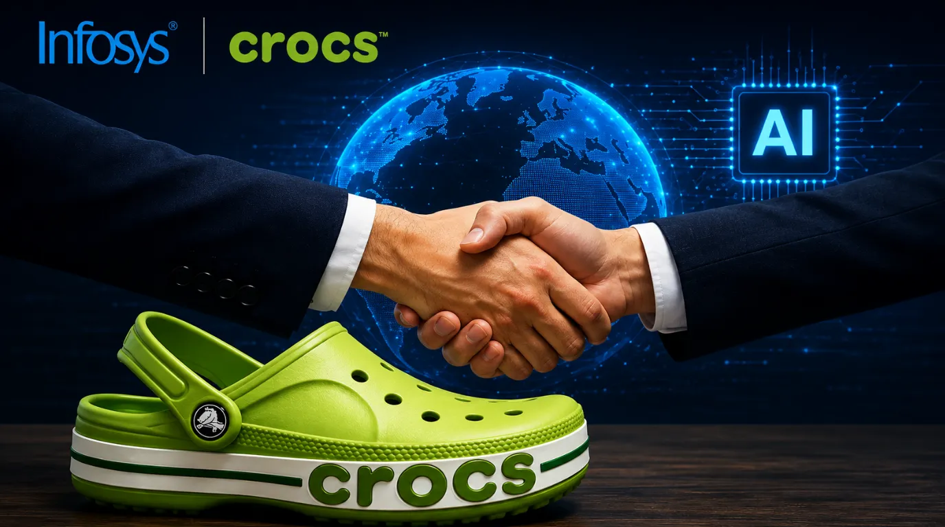 Infosys Signs Mega 10 Years AI Deal With Shoe Giant Crocs