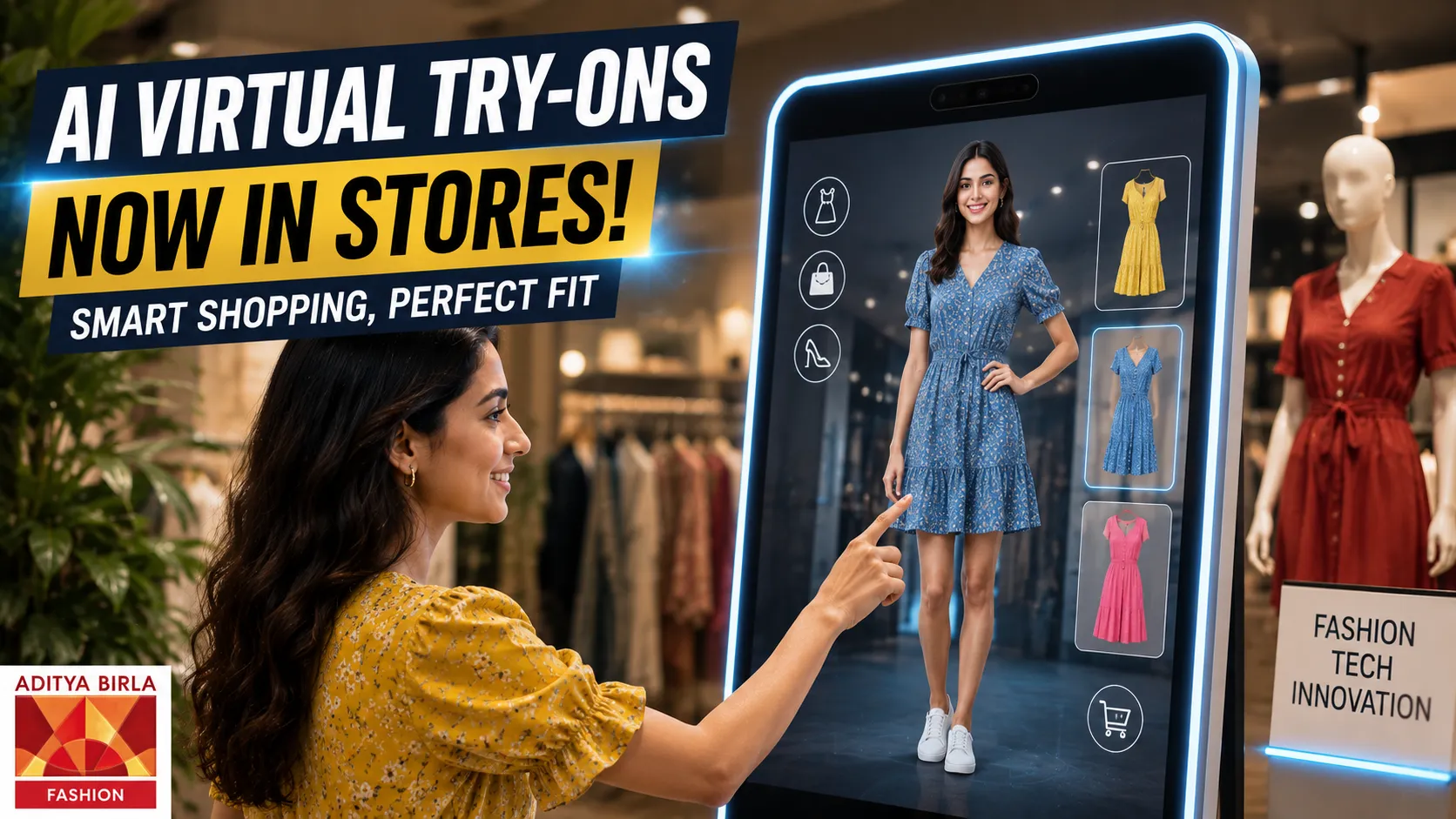 Aditya Birla Fashion Brings AI Virtual Try Ons to Stores, Making Shopping Faster
