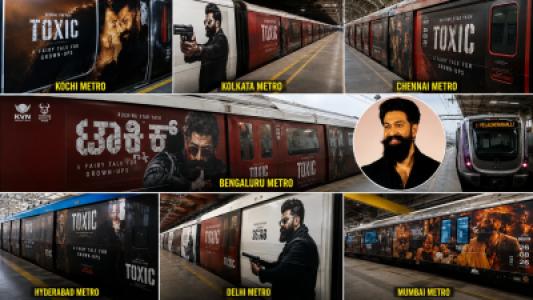 Yash Toxic Creates Metro Buzz Posters Hit 7 Cities Across India
