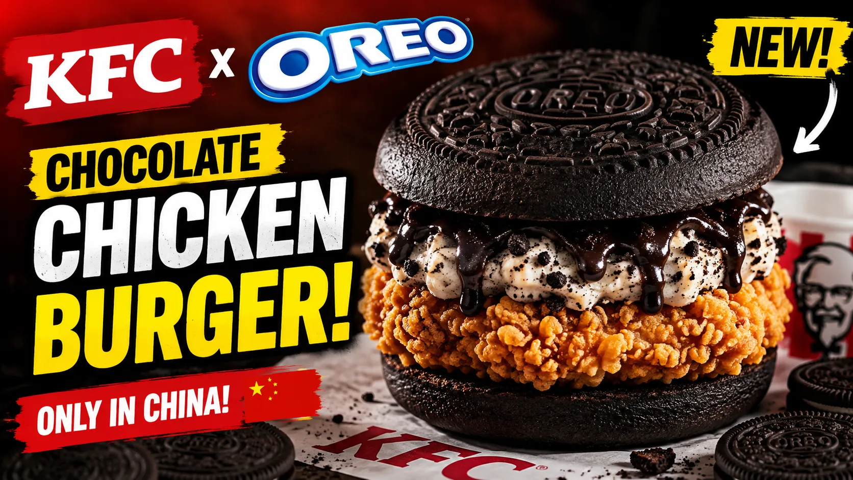 Oreo in a Chicken Burger, KFC Launches the Craziest Fast Food Collab Ever