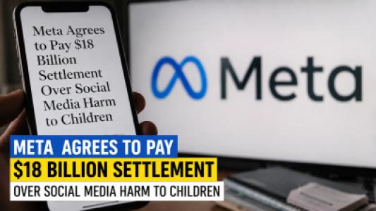Meta Agrees to Pay $18 Billion Settlement Over Social Media Harm to Children