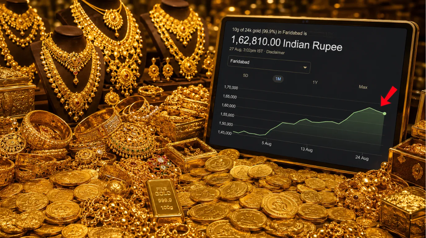 Gold and Silver Prices Crash on Raksha Bandhan, Big Relief for Buyers