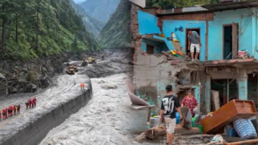 Nepal and China Briefly Halt Rescue Efforts As Barrier Lake Overflows