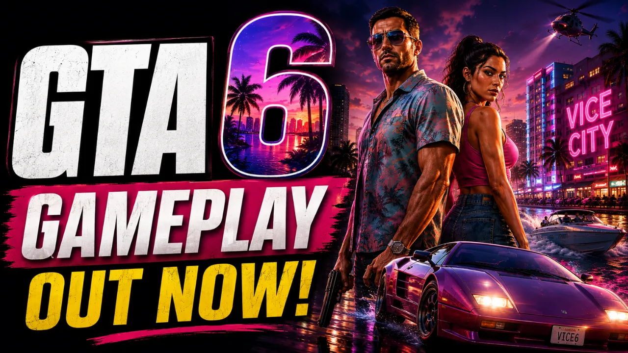 GTA 6 Gameplay Out Now, Rockstar Shows Mind Blowing Vice City Action