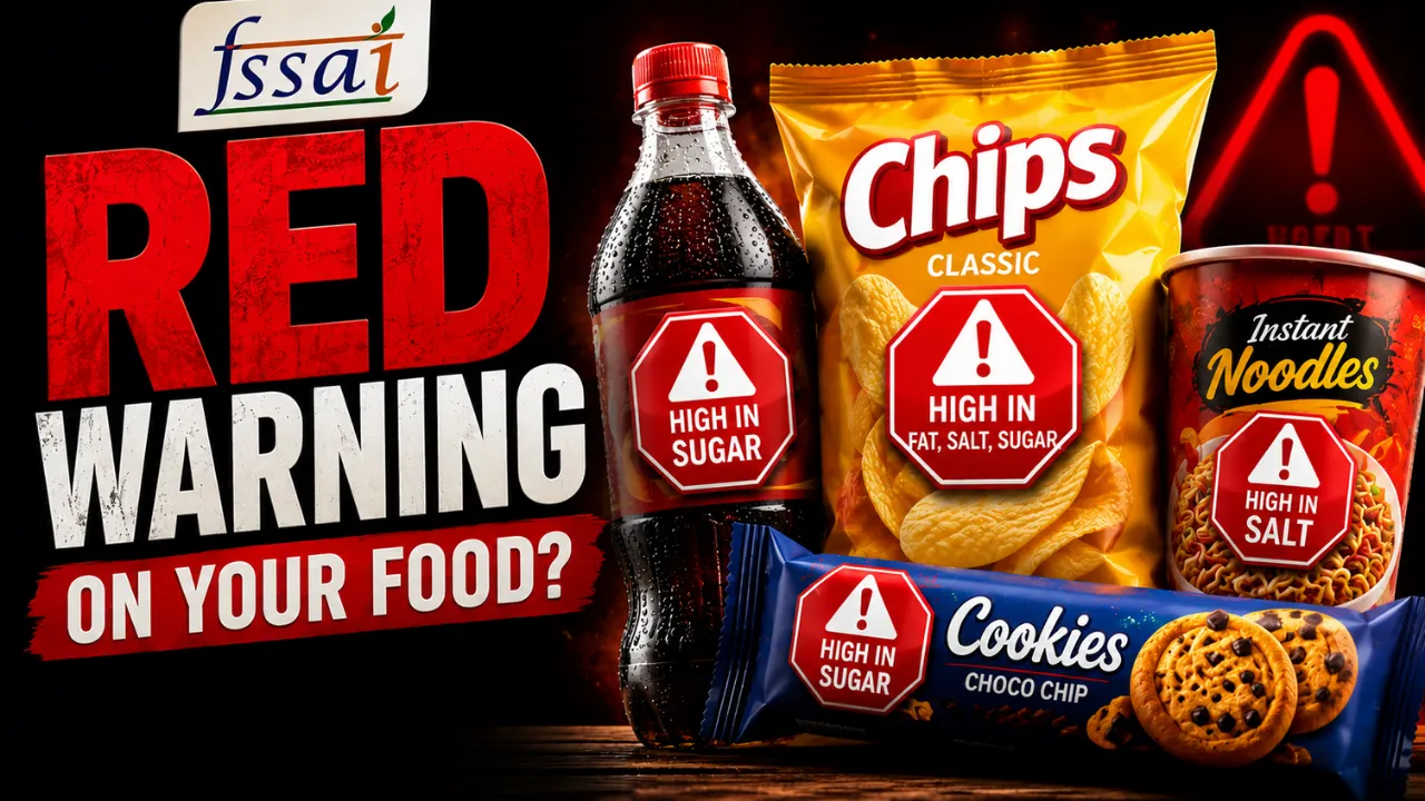 FSSAI Proposes Red Warning Labels on Foods High in Sugar, Salt and Fat