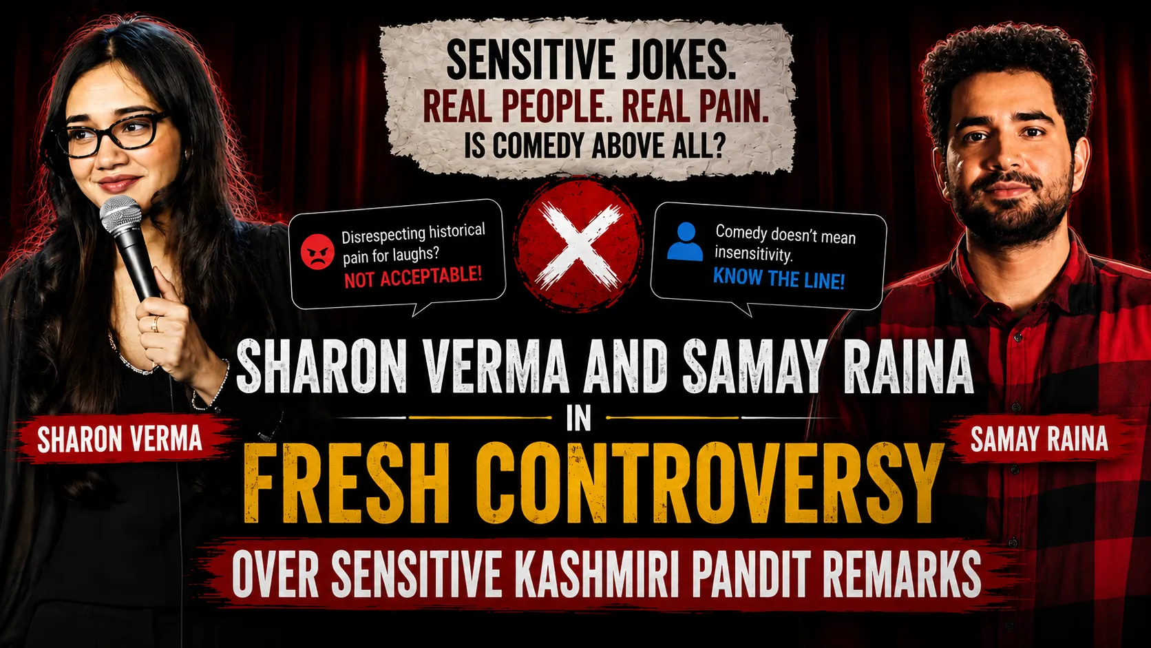 Sharon Verma And Samay Raina In Fresh Controversy Over Sensitive Kashmiri Pandit Remarks