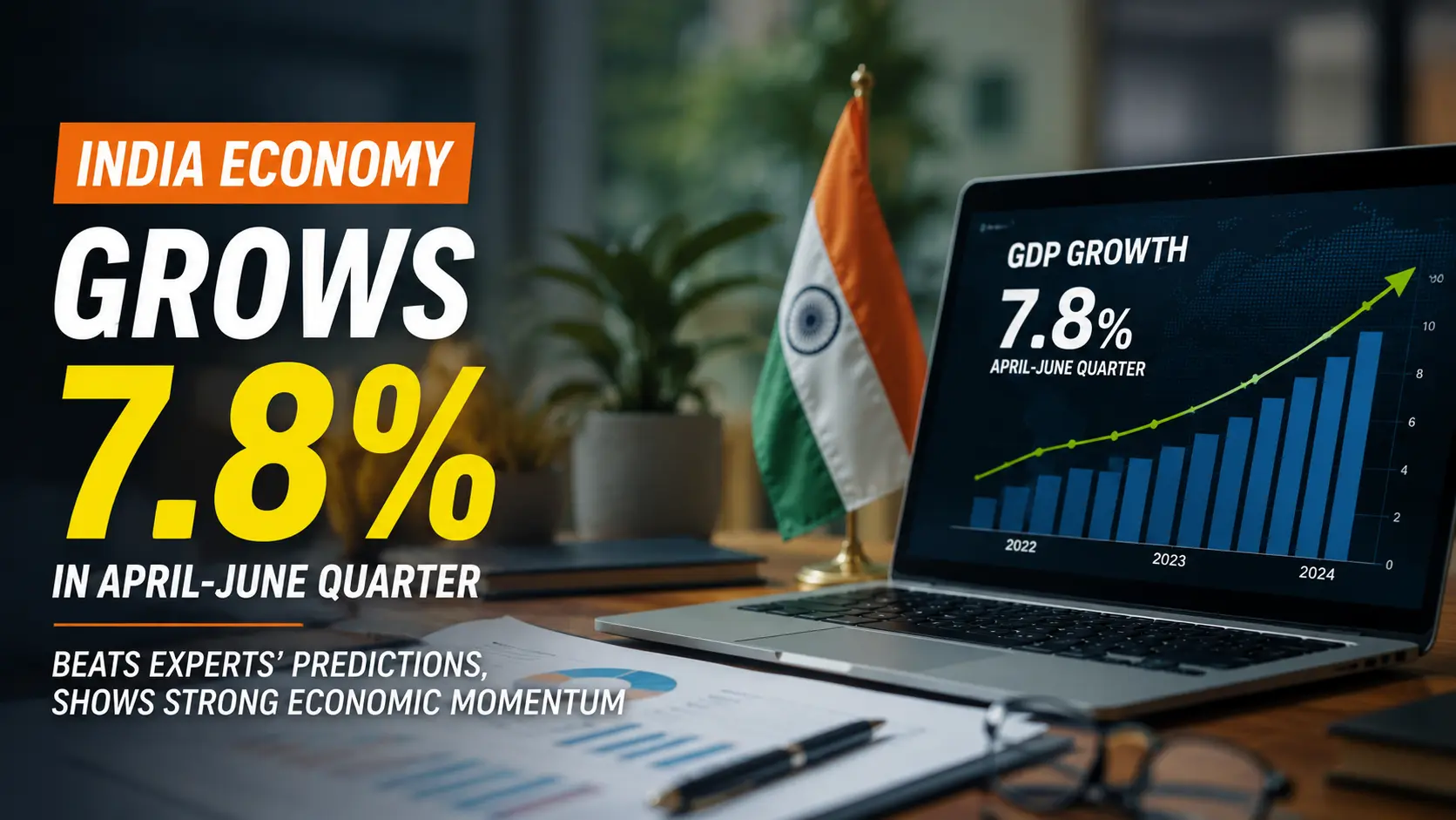India Beats Global Pressure GDP Grows Strong At 7.8% Despite Middle East Energy Shock