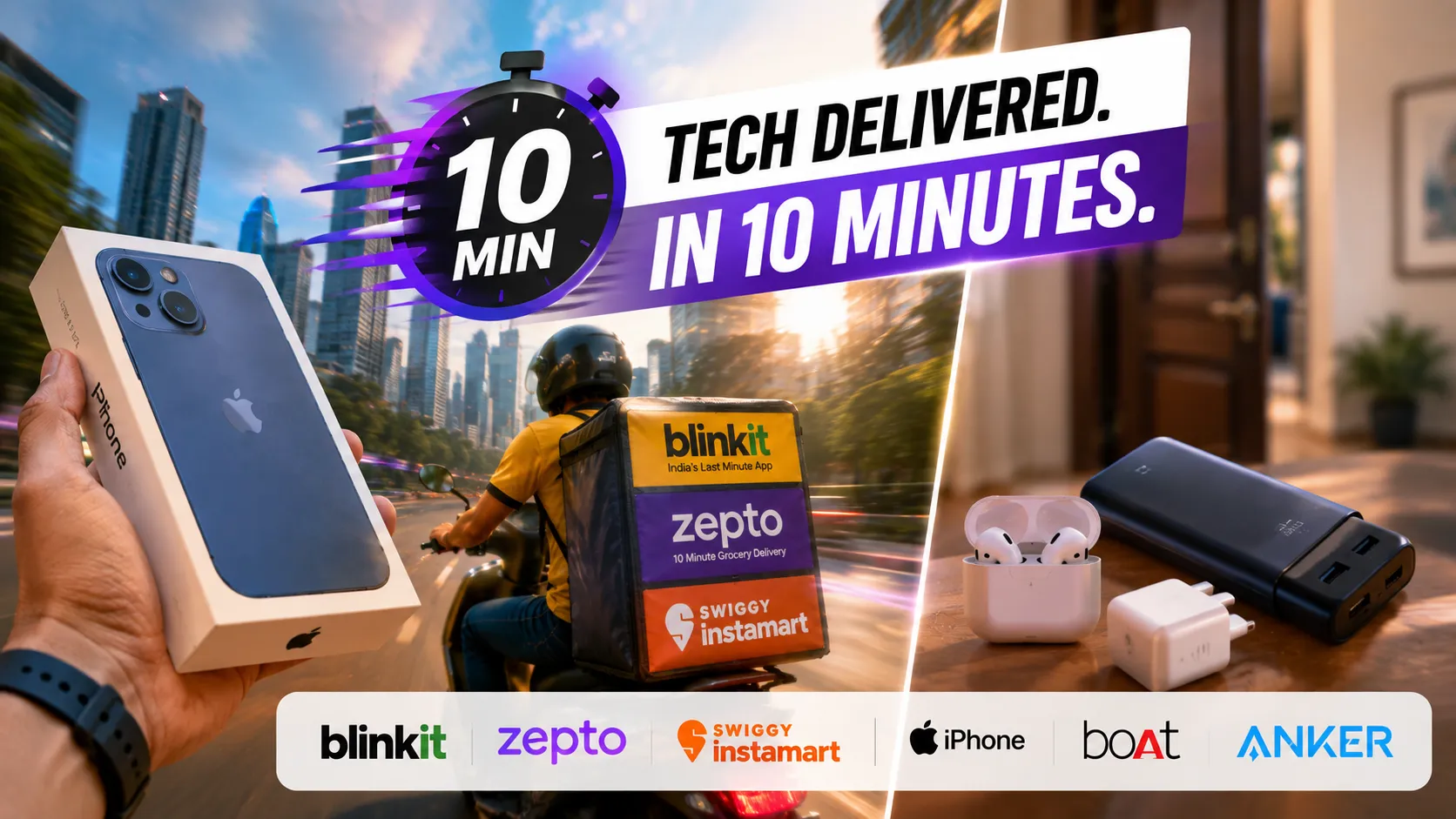 Get a New iPhone Delivered in Just 10 Minutes