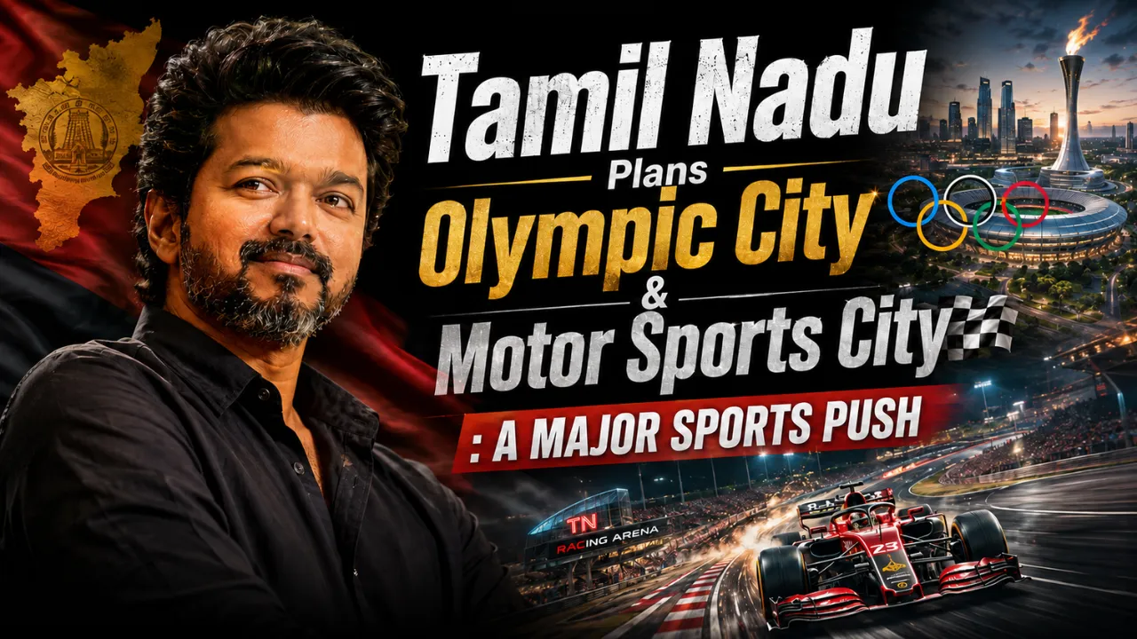 Tamil Nadu Plans Olympic City & Motor Sports City, A Major Sports Push