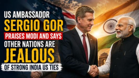 US Ambassador Sergio Gor Praises Modi And Says Other Nations Are Jealous Of Strong India US Ties