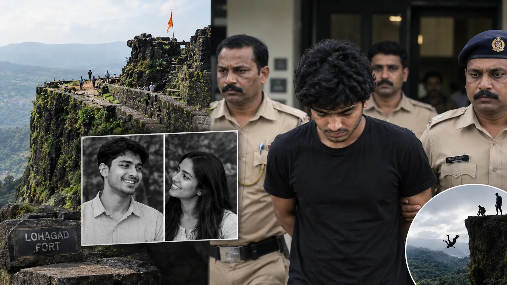 Pune Fort Murder Third Accused Arrested for Plotting Businessman Deadly Fall