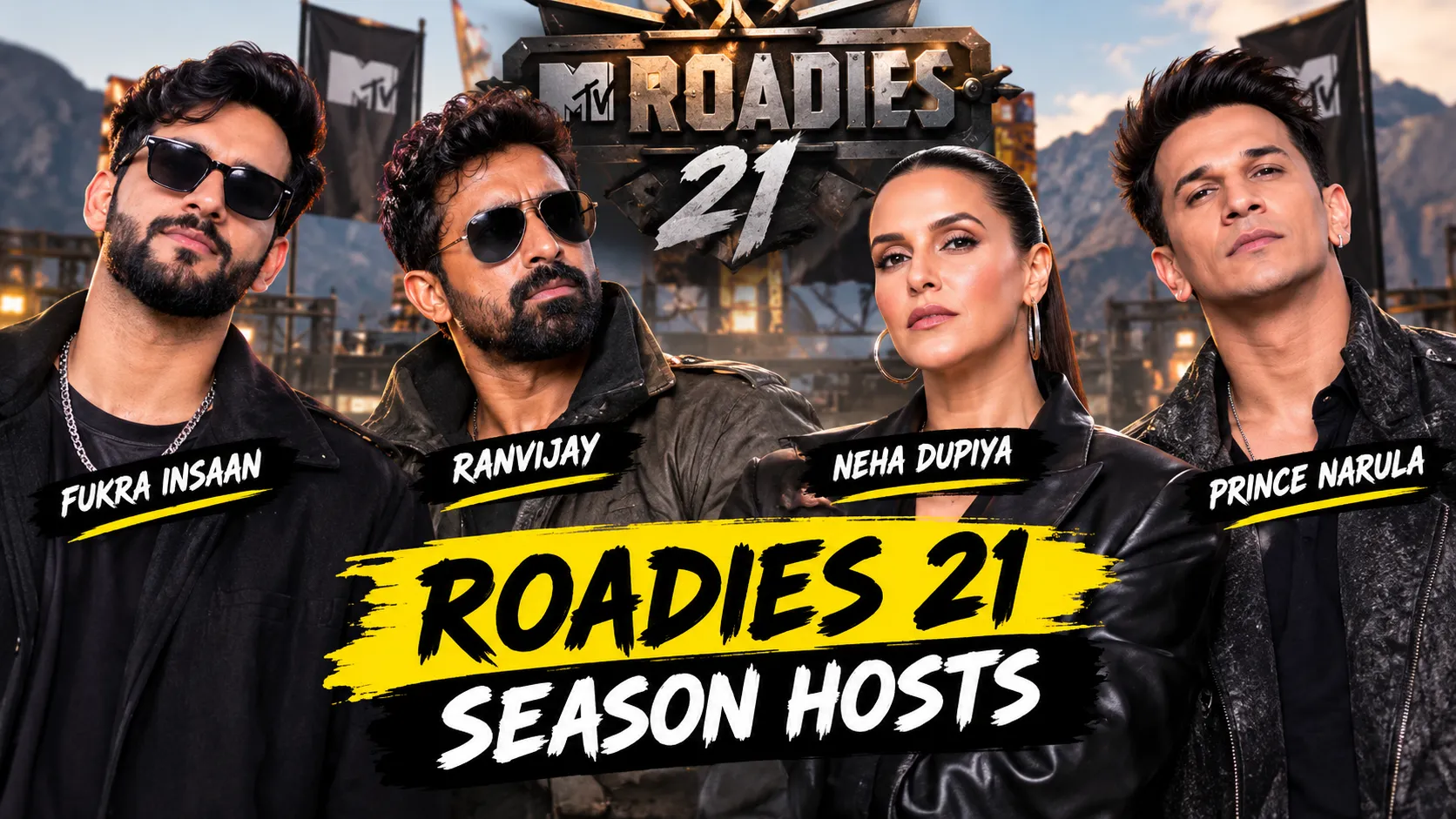 MTV Roadies Season 21 Explosive Update, Rannvijay, Neha, Prince, and Fukra Insaan Set to Bring Major Drama