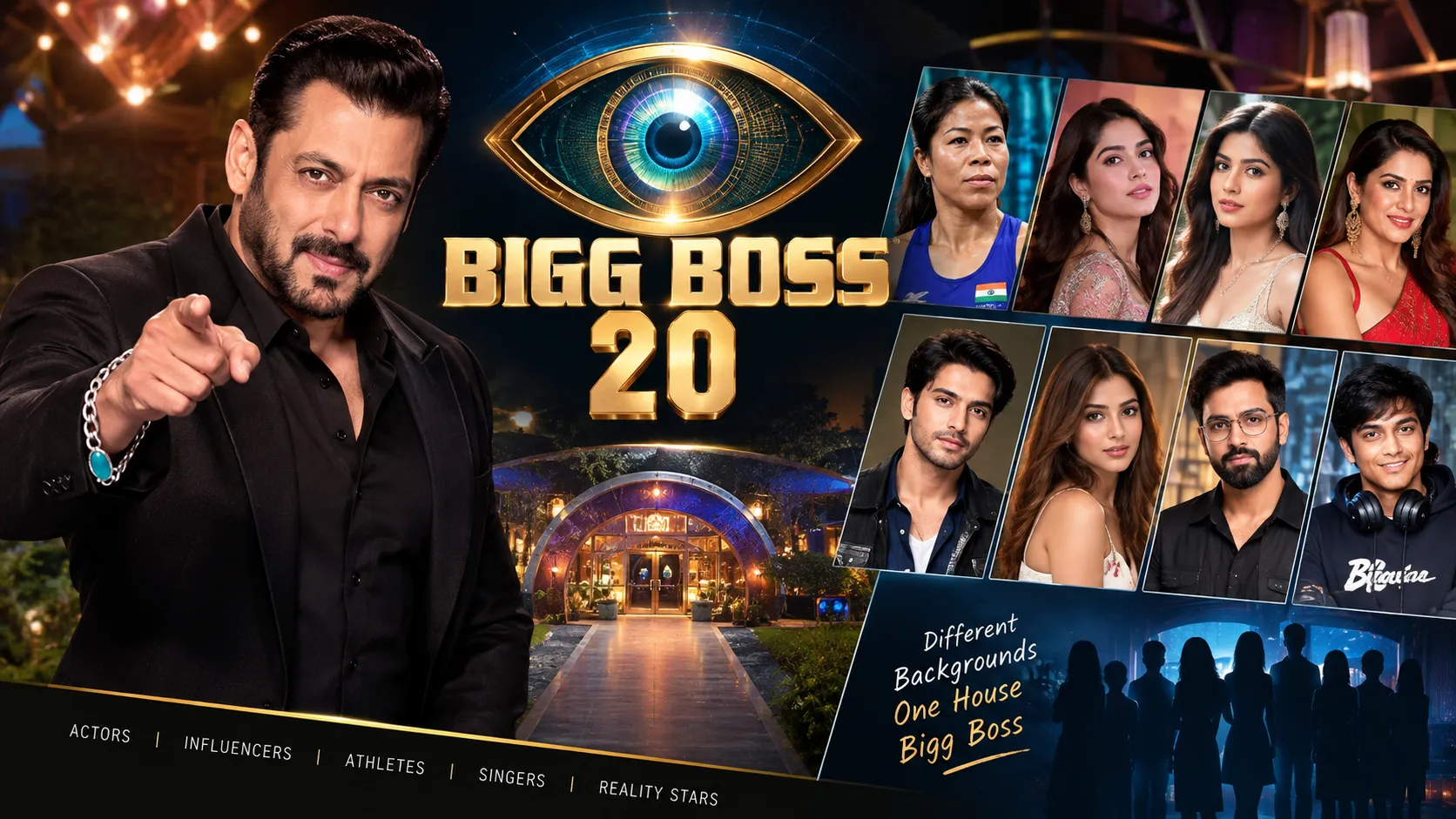 Bigg Boss 20 Contestants, List of Celebrities Entering The BB House