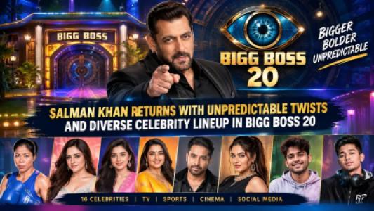 Salman Khan Returns With Unpredictable Twists And Diverse Celebrity Lineup In Bigg Boss 20