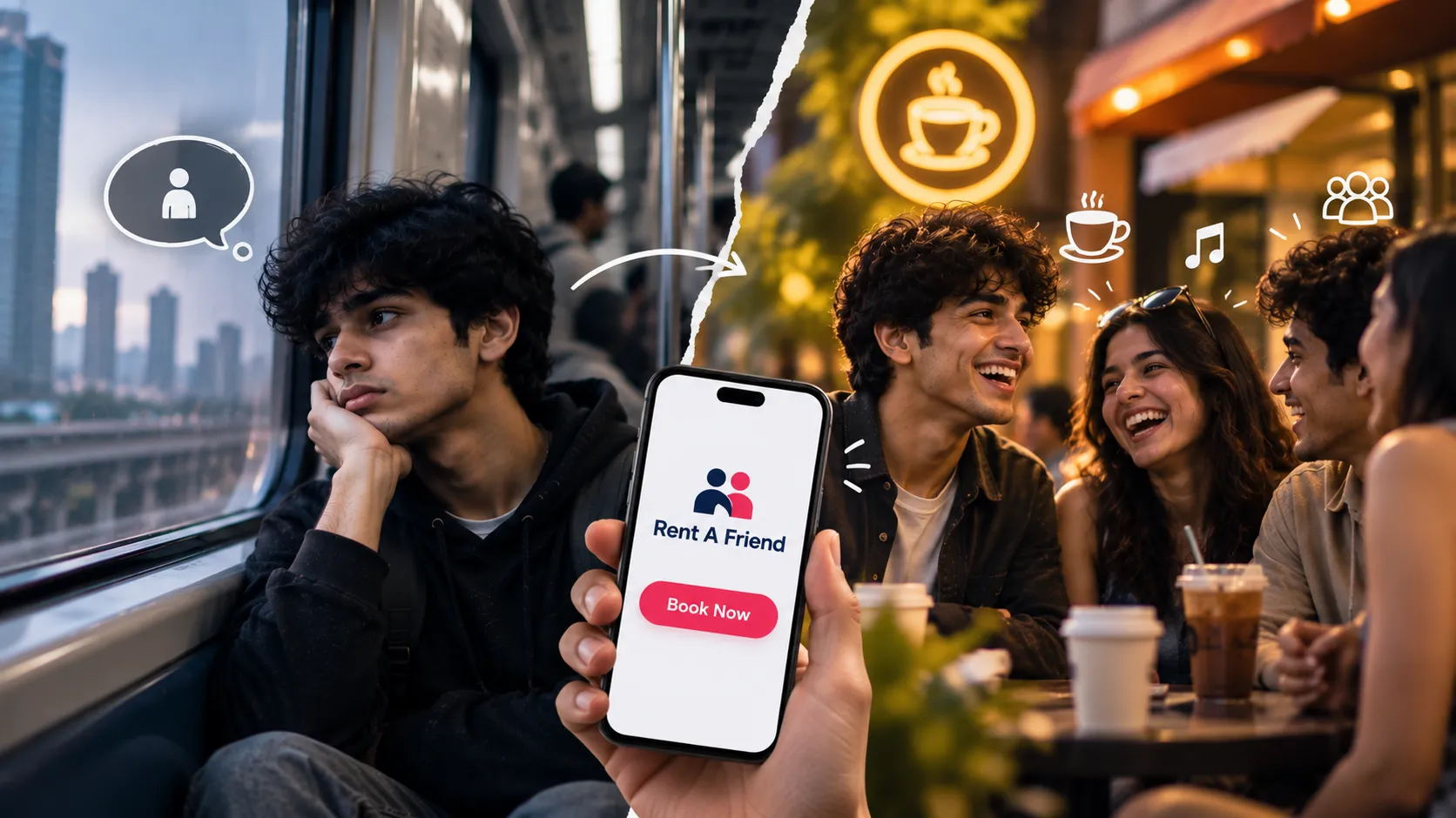 Lonely in the Metro? Gen-Z Is Now Paying Hourly Rates for Rent A Friend