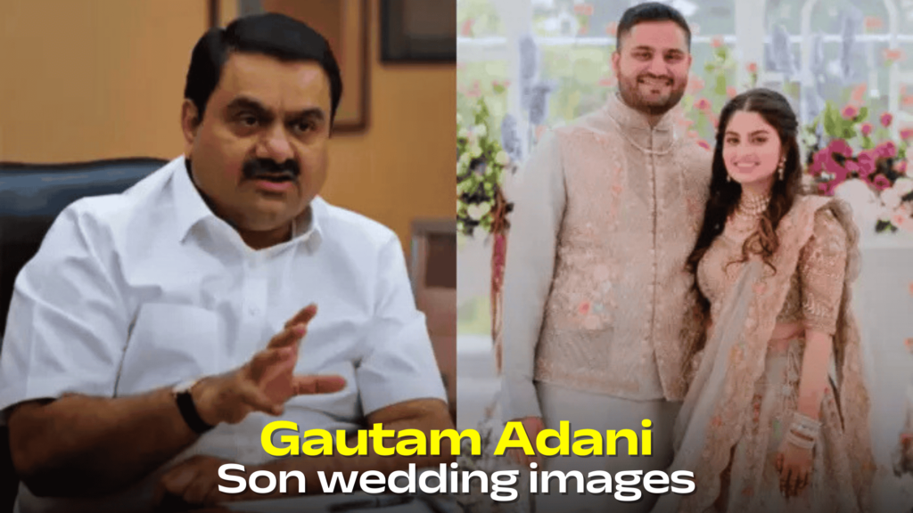 Gautam Adani Son wedding images