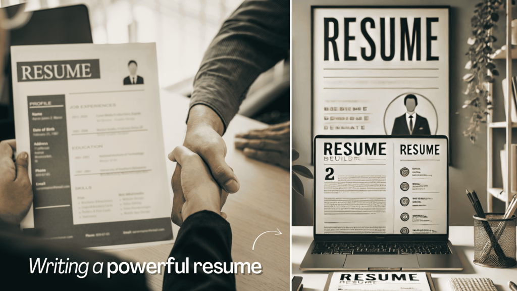 Writing a powerful resume by nations bizz