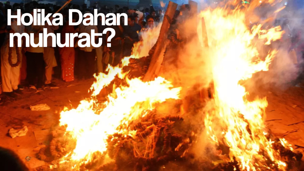 holika dahan muhurat