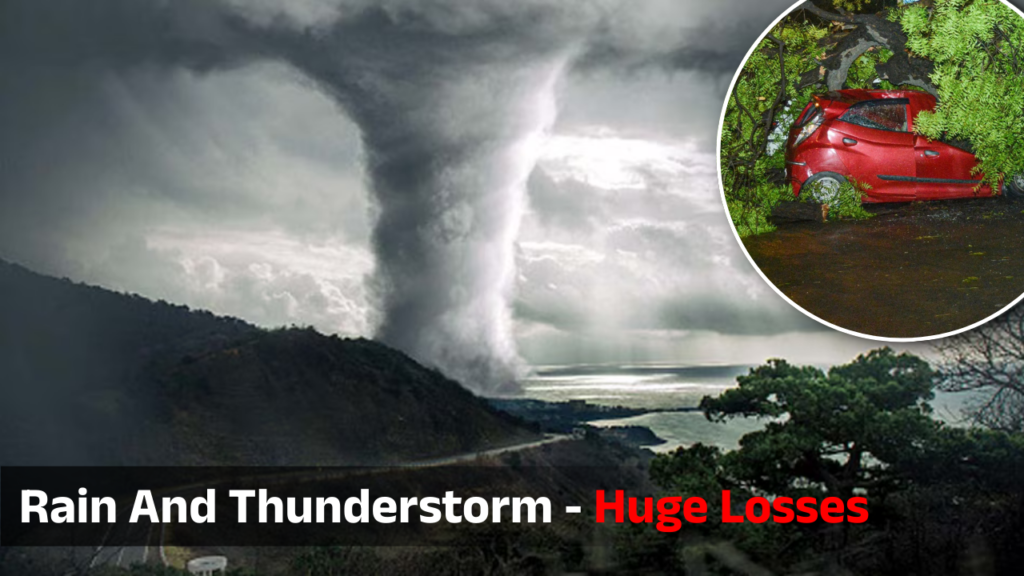 Massive Thunderstorm Sweeps from Maharashtra to Mathura