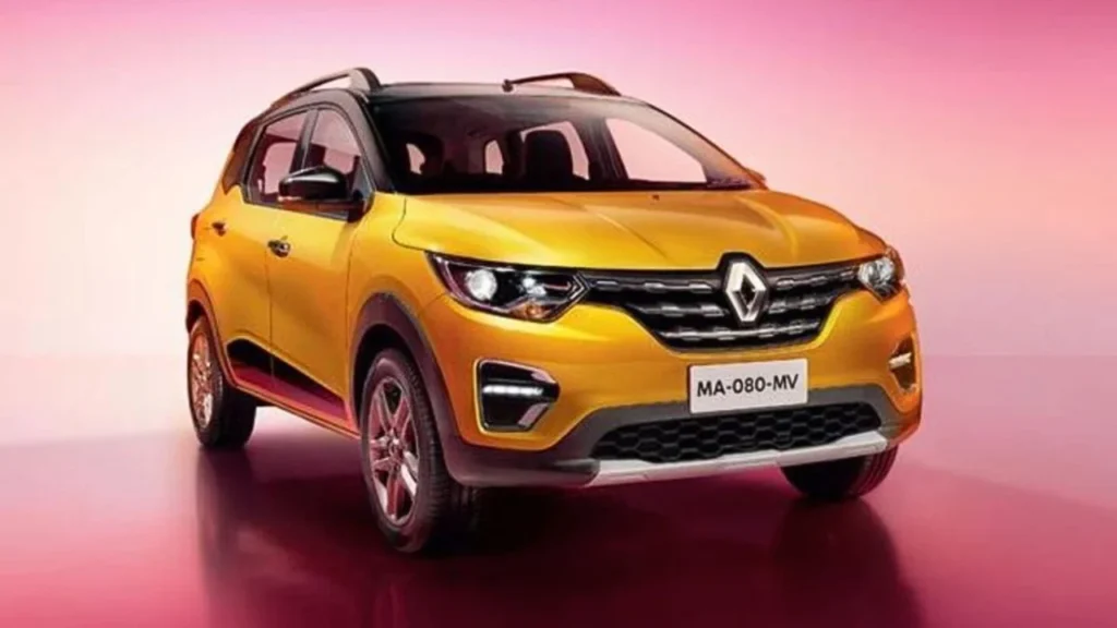 Renault Triber Facelift Spotted Testing Again