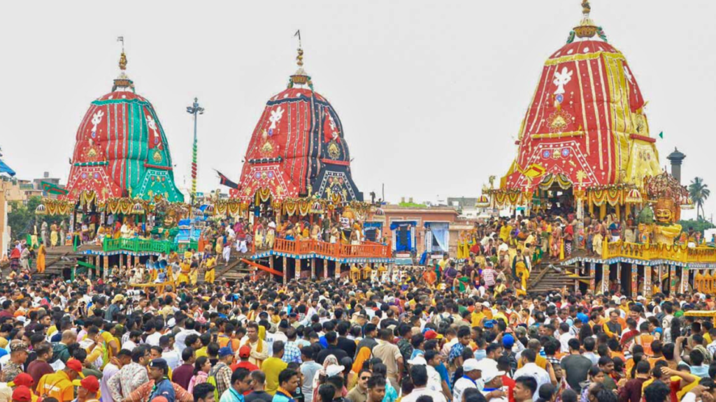 Stampede Near Gundicha Temple in Puri Kills Three, Injures Many During Rath Yatra