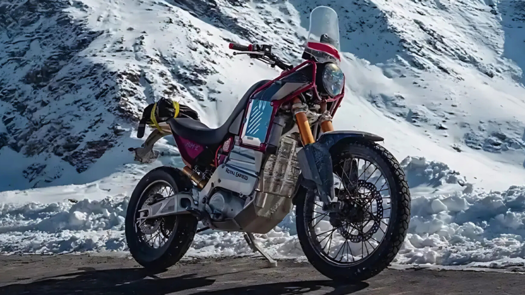 Royal Enfield Himalayan Electric Spied in Ladakh