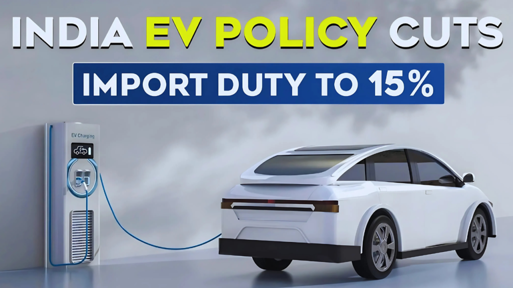 New India Electric Vehicle Policy Cuts Import Duty From 110% to 15%