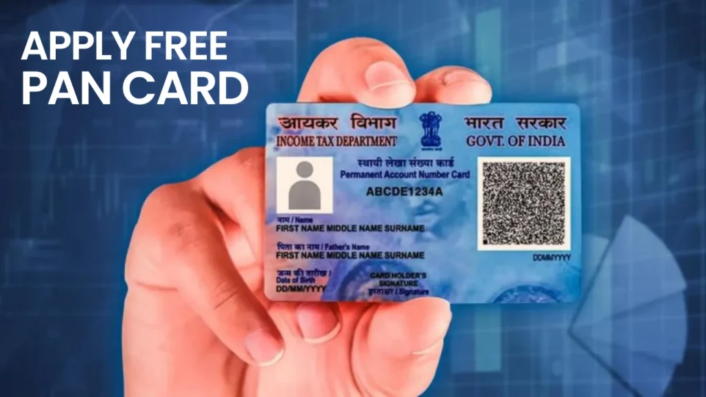 Apply FREE PAN Card Online