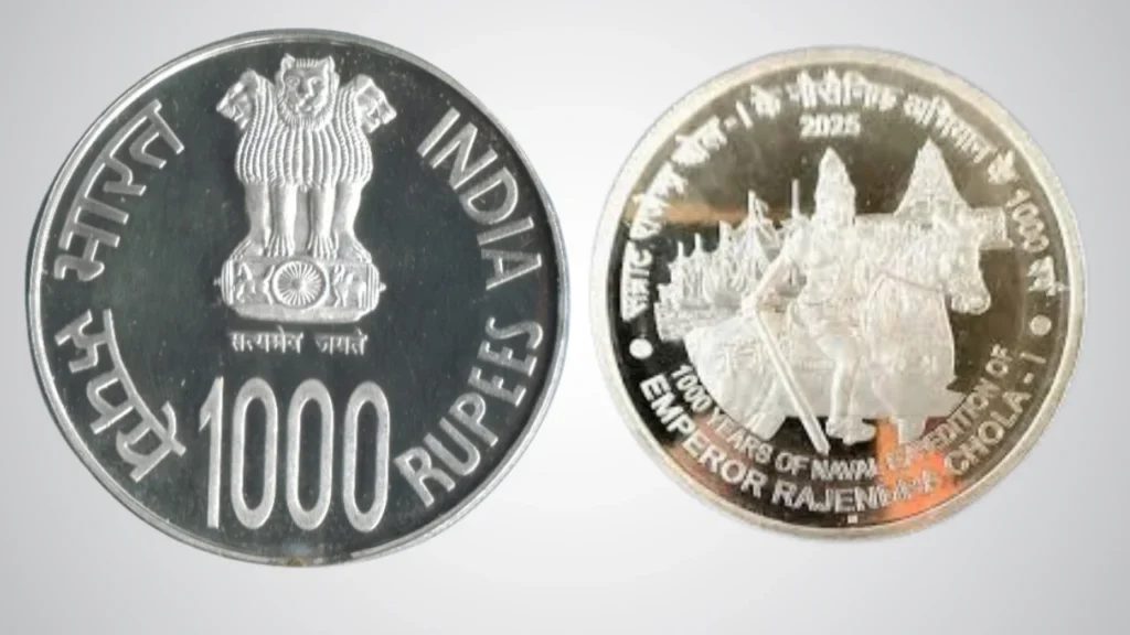 PM Modi Releases Rs 1000 Silver Coin Honouring Chola Emperor Rajendra I
