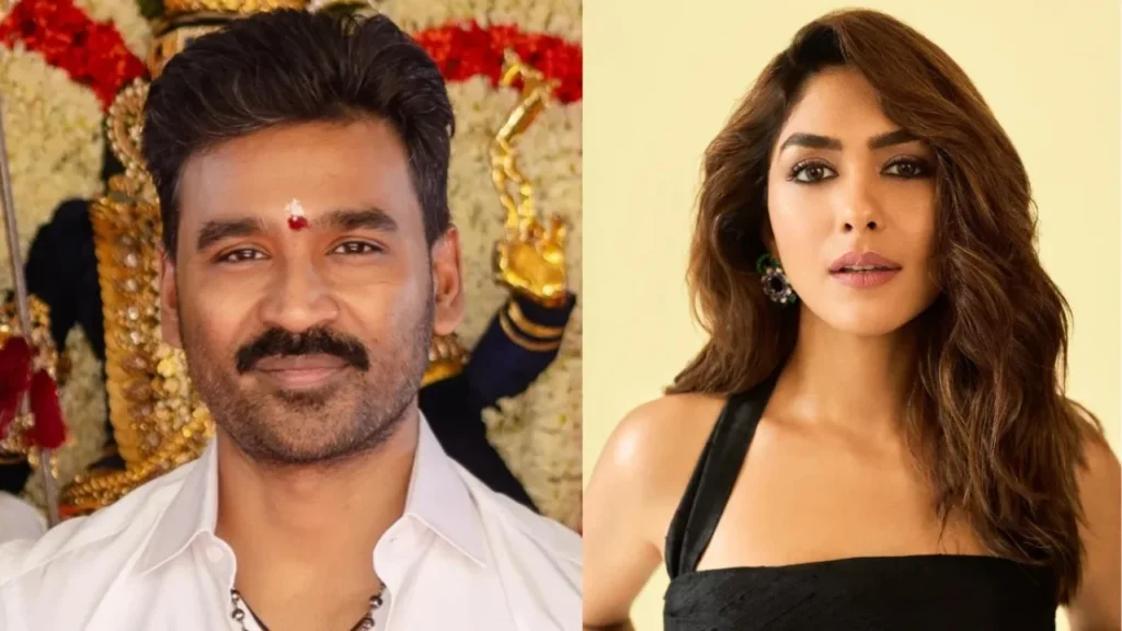 Dhanush and Mrunal Thakur Spark Dating Buzz After Recent Mumbai Outing