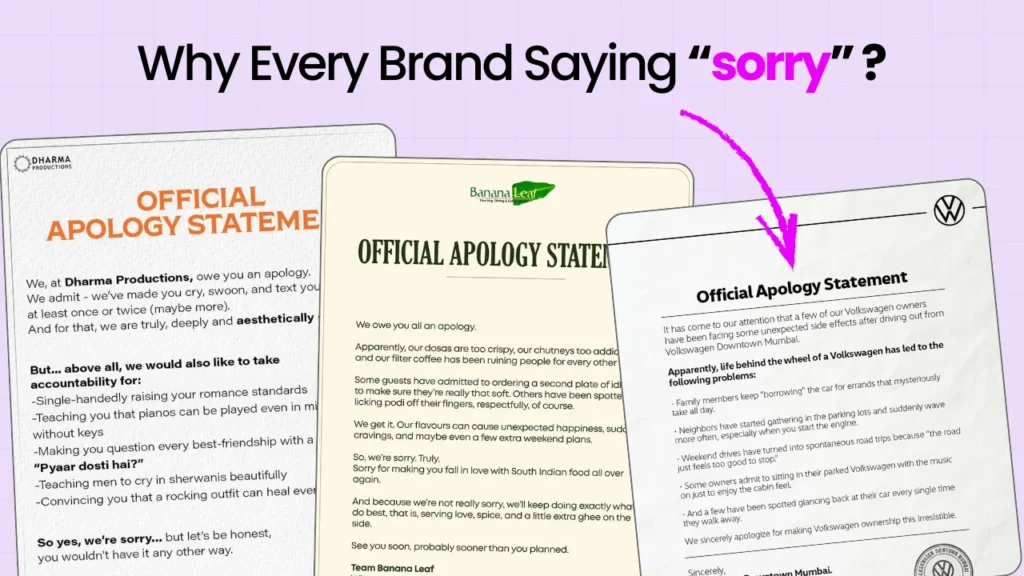 Big Brands Are Saying “Sorry” Without a Mistake, What's This Official Apology Letter Trend? nations bizz