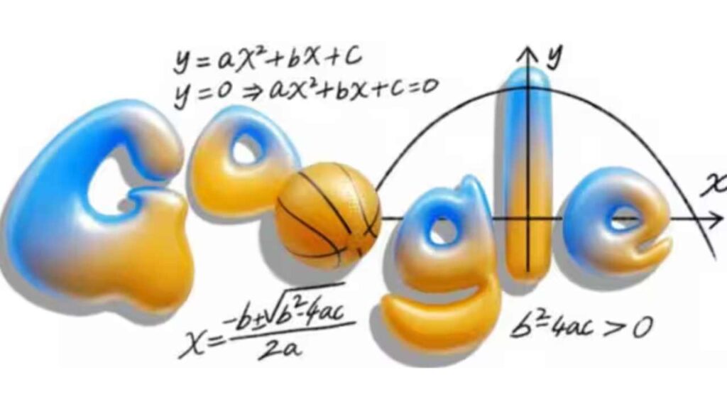 Google Highlights the Quadratic Equation in Animated Doodle