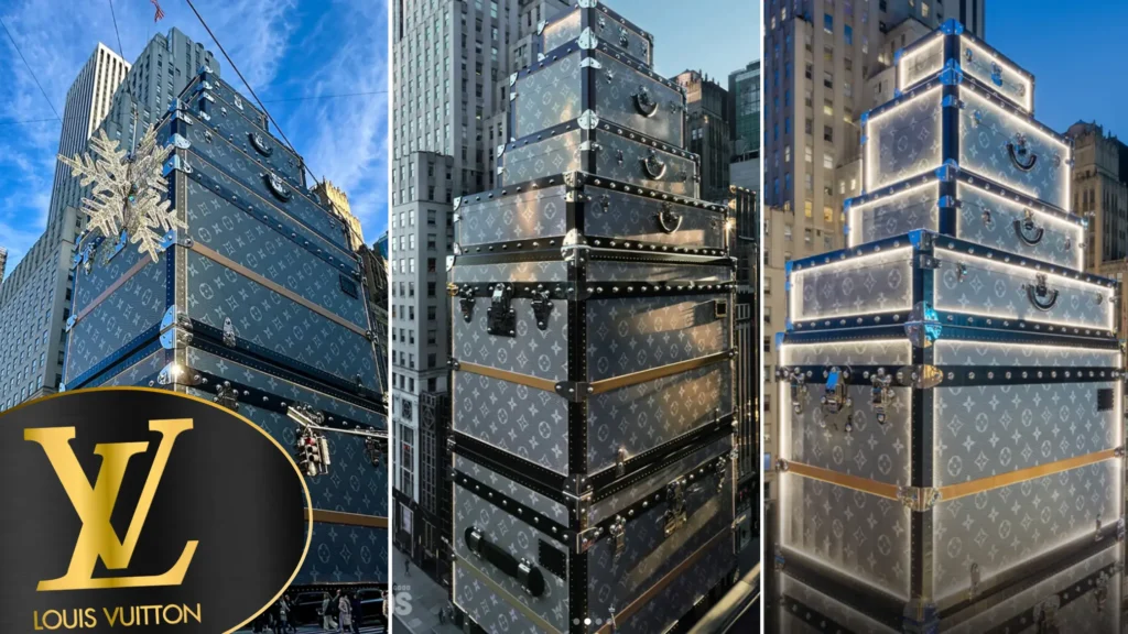 Louis Vuitton Building Looking Actually Like A LV Bag - Giant Trunk Store Becomes New York New Obsession