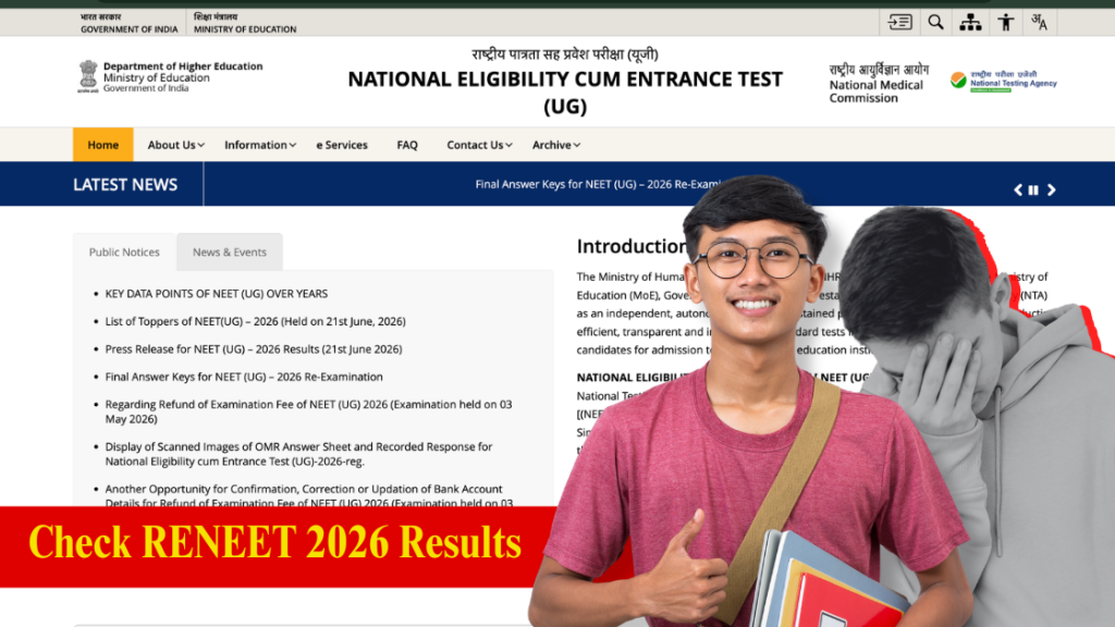 ReNEET 2026 Exam Results